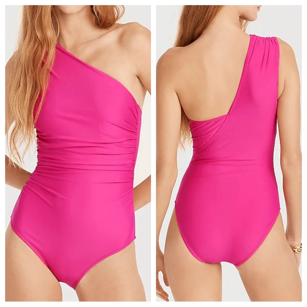 J. Crew One Piece Pink Swimsuit NEW